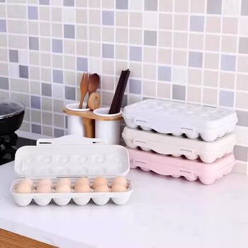 Outdoor Egg Carton Shock-Proof Protection Artifact Storage Box Egg Box Anti-Fall Portable Plastic Egg Tray