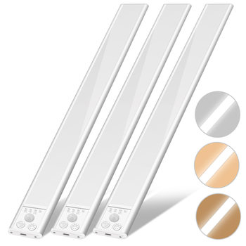 New Ultra-Thin Led Multi-Function USB Charging Cabinet Light Boutique Sensor Light Adjustable Color Temperature Night Light Exquisite Model