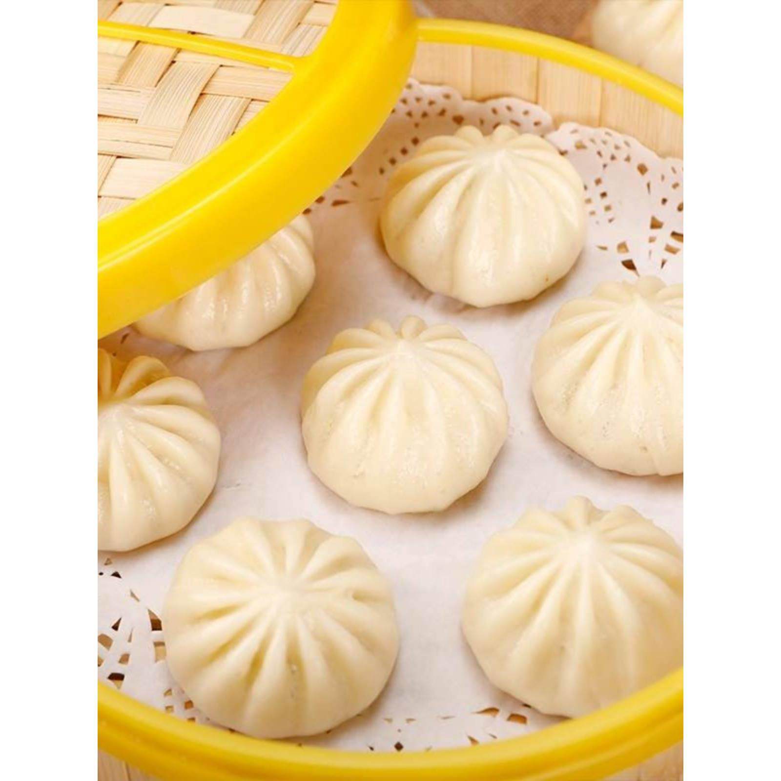 Lianfuji Fresh Meat Xiaolongbao Steamed and Fried Breakfast Sauce Meat Buns 1.0kg Pack Ready-To-Eat Frozen Semi-Finished Pan-Fried Buns
