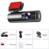 Cross-Border Lipstick Machine Driving Recorder 4K Ultra-High Definition Wifi Mobile Phone Interconnection Gps Front and Rear Dual Recording Car Camera