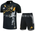 2526 short-sleeved real madrid black [marvel co-branded model]