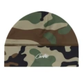 Camouflage hat white logo