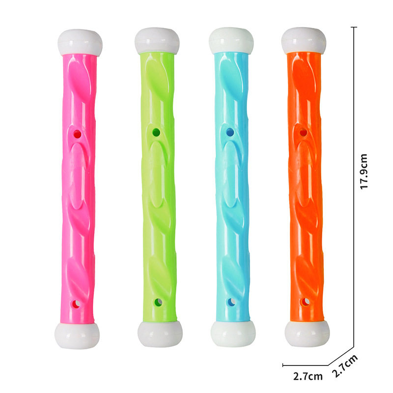 新品亚马逊潜水玩具套装 儿童游泳池训练戏水鱼雷潜水环 沉水夏季