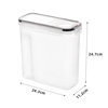 Cross-Border Grain Storage Jar Rice Bucket Kitchen Food Storage Box Pp Plastic Transparent Sealed Jar Kitchen Gadget