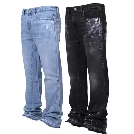 2026 New Model Foreign Trade Cross-Border Men's Fashion Casual Jeans Straight-Leg Pants Jeans