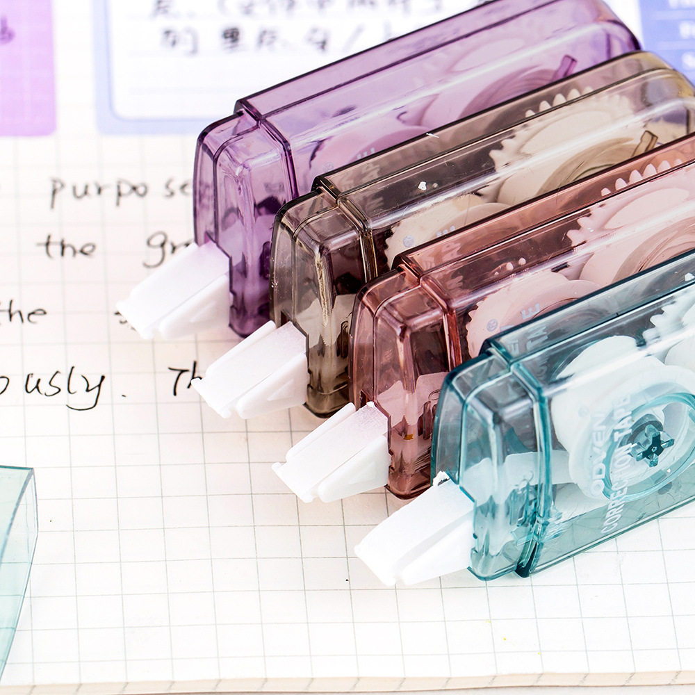 Macaron Pocket Correction Tape Office and School Supplies Correction Tape Student Examination Correction Transparent Correction Tape