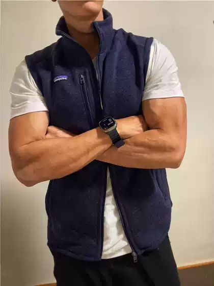 Cross-Border Foreign Trade Pata Better Sweater Vest Warm Fleece Stand-Up Collar Vest for Men and Women