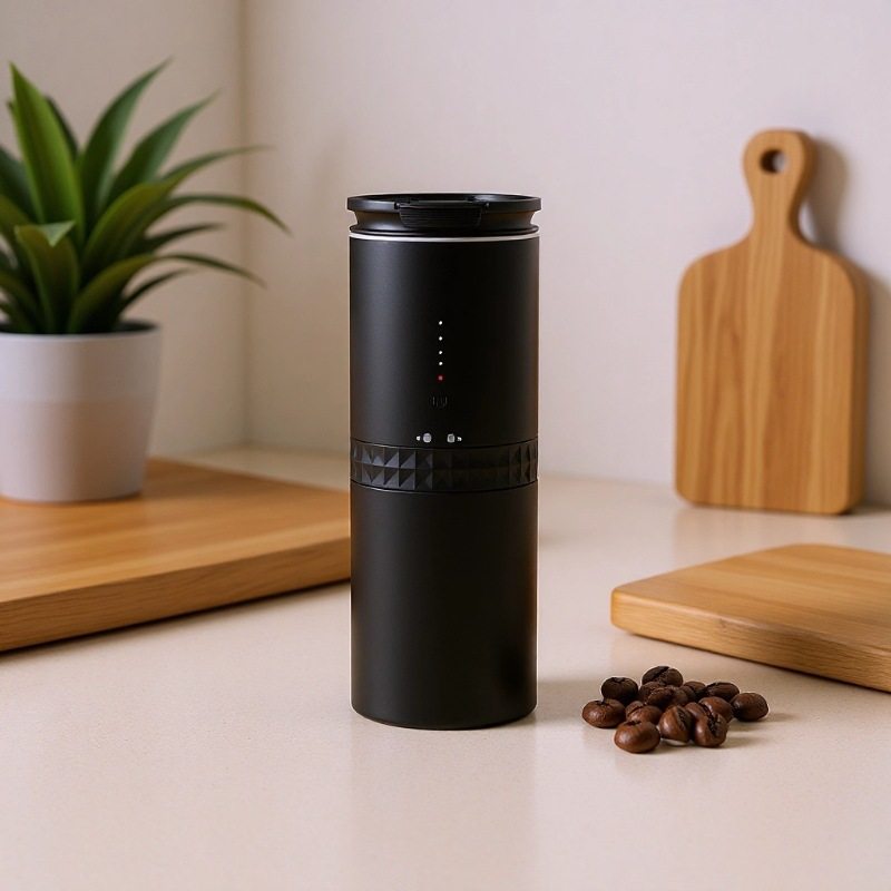 Customized Portable Coffee Grinder Small Capsule Wireless Charging Coffee Grinder Home Coffee Grinder Wholesale