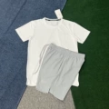 Crystal short sleeve white+d218 gray