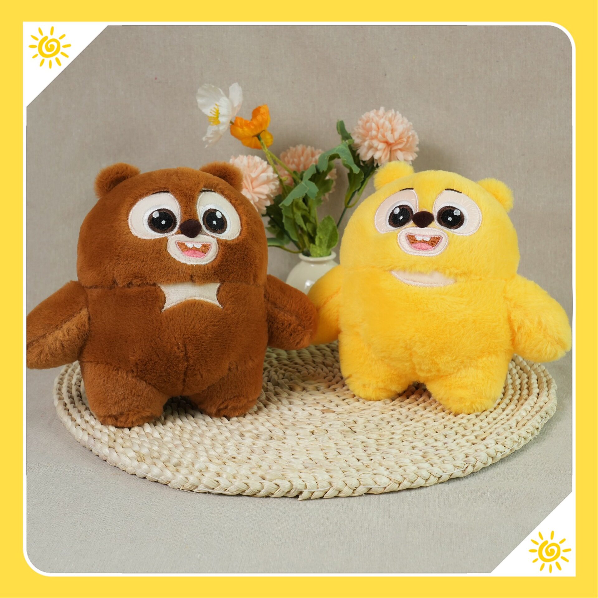 新款跨境八寸毛绒玩具抓机娃娃公仔流量款布娃娃婚庆抛洒厂家批发