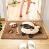 Bathroom Floor Mats Absorb Water Imitation Cashmere Carpet Bathroom Bathroom Door Mats Plush Floor Mats Cartoon Floor Mats in Stock