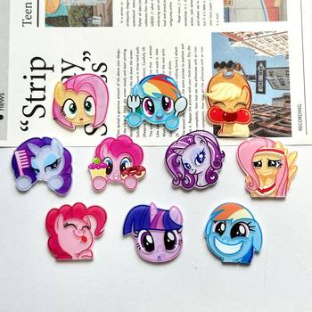 Cute Cartoon Pony Pony Acrylic Patch DIY Hairpin Hair Accessories Brooch Badge Mobile Phone Case Accessories