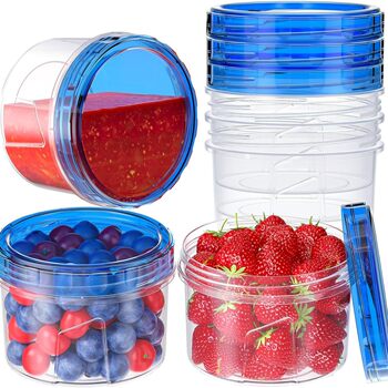 Cross-Border Same Style Freezer Storage Containers Plastic Storage Crisper Can Be Used in Microwave Ovens and Refrigerators