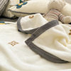 Milk Velvet Blanket Nap Office Shawl Thin Air Conditioning Blanket Coral Flannel Sofa Small Quilt for Bed