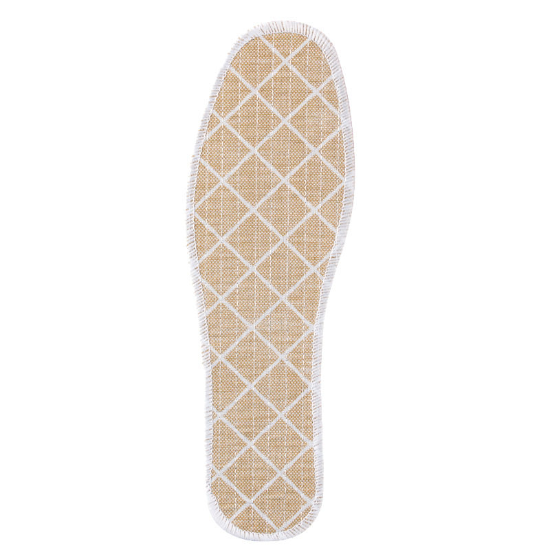 Yongsheng Apocynum All-Season Sweat-Absorbent, Breathable, Shock-Absorbing, Massage-Scented Insoles, Non-Slip Full Cushion