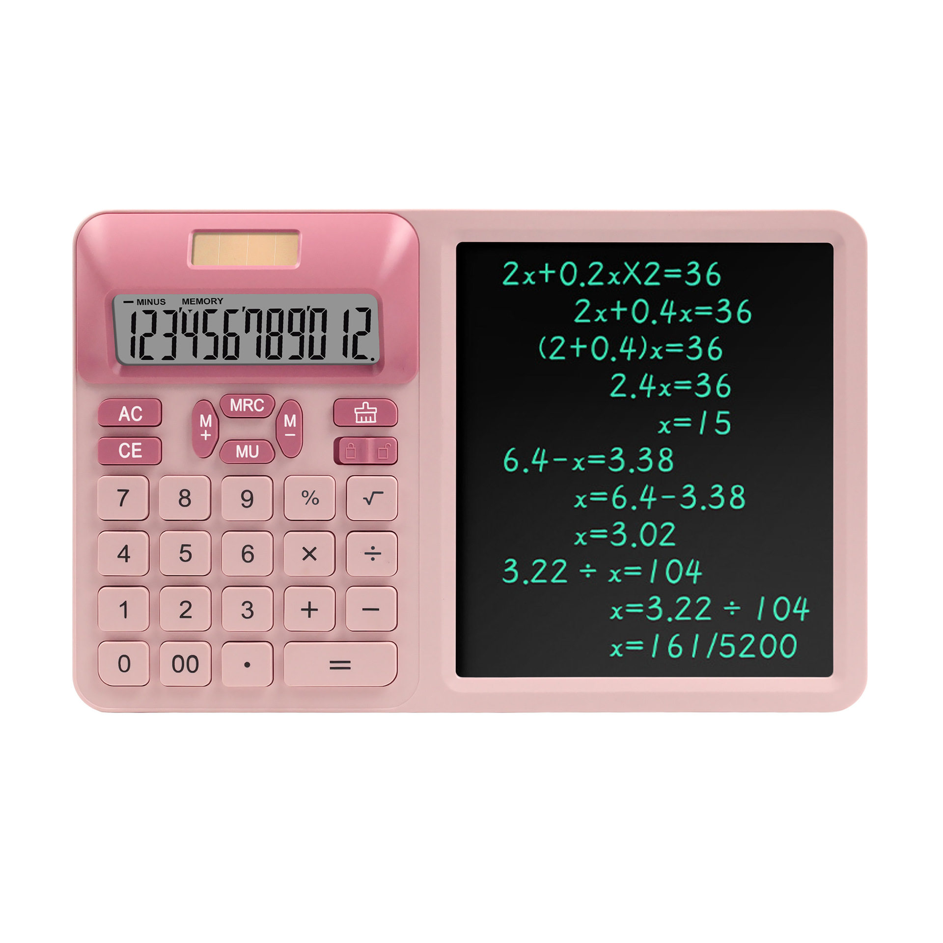 语音款手写板计算器多功能办公桌面计算器高颜值可爱学生计算机