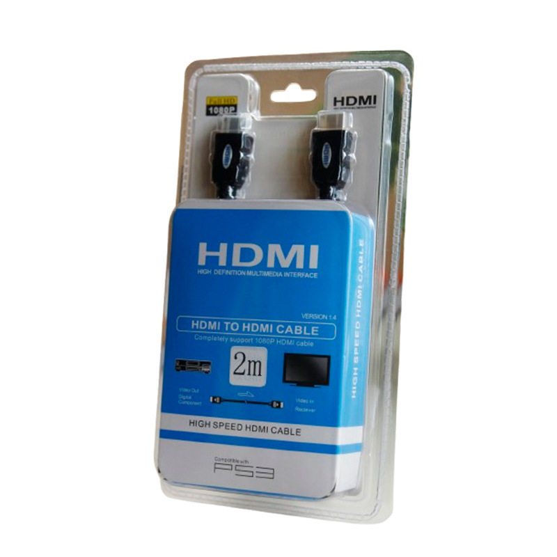 Manufacturer Wholesale Ps3 HDMI High-Definition Data Cable with High-Frequency Vacuum Packaging, 1.8m High-Definition HDMI Video Cable