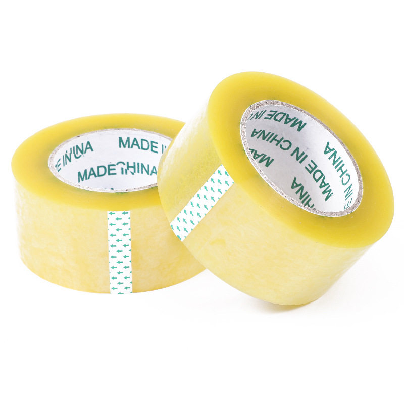 Express packaging sealing transparent tape packaging adhesive paper yellow sealing tape wholesale whole box adhesive tape source manufacturer