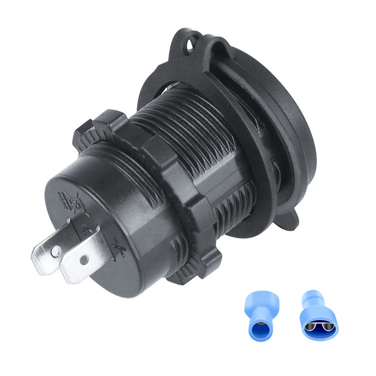 Cross-Border New Product for Automobiles, Motorcycles and Boats, Dual USB Modified Car Charger, Dual Qc36W with Switch/Without Switch