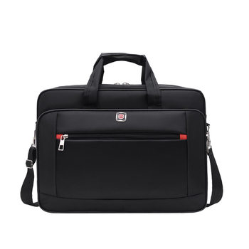 Men's Briefcase Oxford Cloth Laptop Bag Horizontal Style Handbag Business Backpack Business Travel Men's Shoulder Bag
