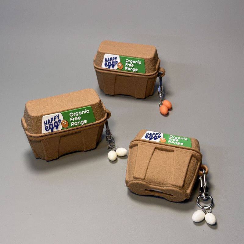 Creative Egg Tray Suitable for Airpodspro3 Protective Case Pro2 Protective Cover Airpods4 Headphone Cover 3Rd Generation 5