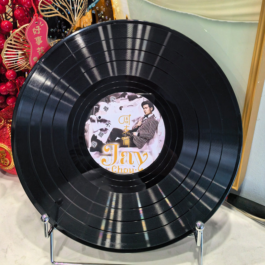 Creative DIY Vinyl Record Birthday Gift for Classmates Graffiti Retro Record Ornaments Decoration Artificial Vinyl