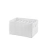 Clothes Pants Storage Artifact Clothes Separating and Sorting Box Household Bedroom Wardrobe Transparent Storage Box Foldable