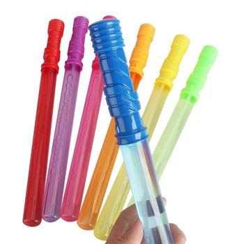 Cross-border 38cm Large Bubble Water Children's Outdoor Bubble Blowing Western Sword Colorful Bubble Stick Stall Night Market Toy