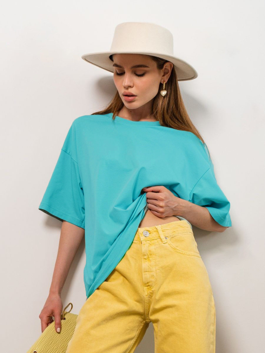 Womens Loose Fit Cotton T Shirt 16 Colors Soft Fabric Casual Style Perfect for Summer Wear Wholesale Available