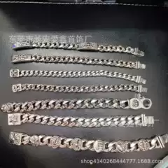 Croton Bracelet Thick and Thin Style Sword Anchor Cross Flower Hip-Hop Men and Women European and American Retro Fashion Men's Hand Accessories