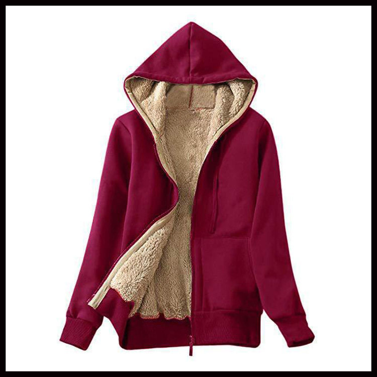 2024 New fleece-lined Thickened Sweat Women's Trendy Ins Autumn and Winter Hooded suit Women's Winter Casual Sports Two-piece Set