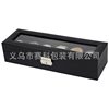 [Luxury Edition] Spot Wholesale Carbon Fiber Pattern 6-Digit Watch Box Storage Display Watch Box 6-Piece Pu Watch Box