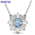 Blue sun necklace