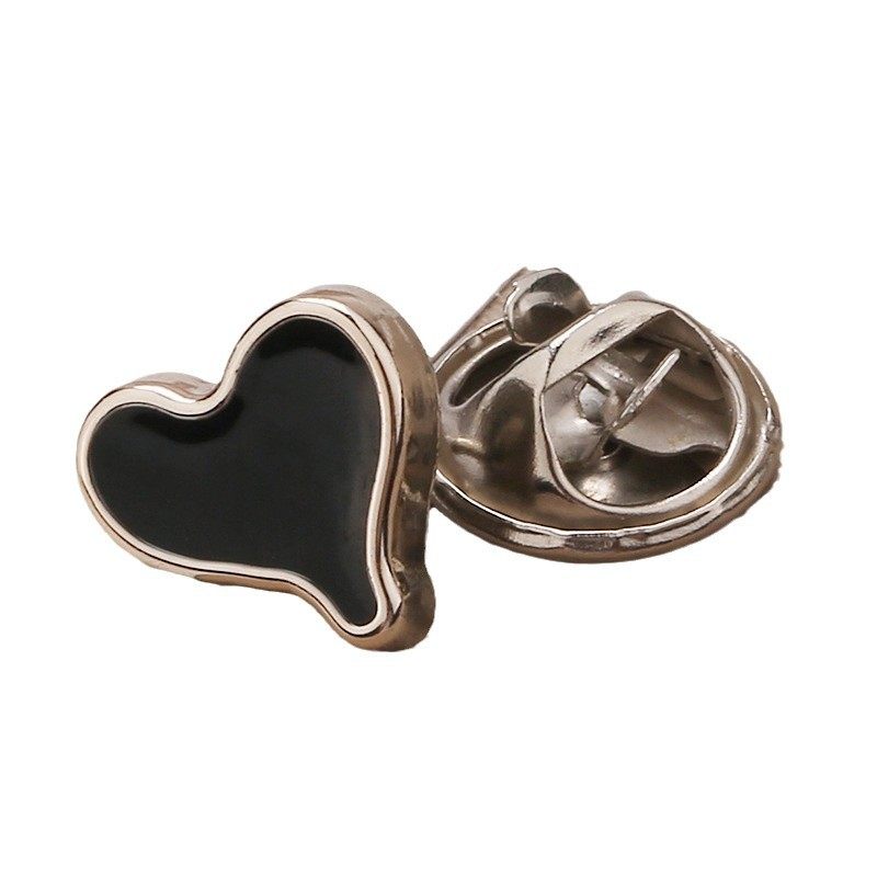 Anti-glare Button Small Brooch Seam-free Fixed Removable Invisible Button Women's Low Collar Clothes Shirt Decorative Button