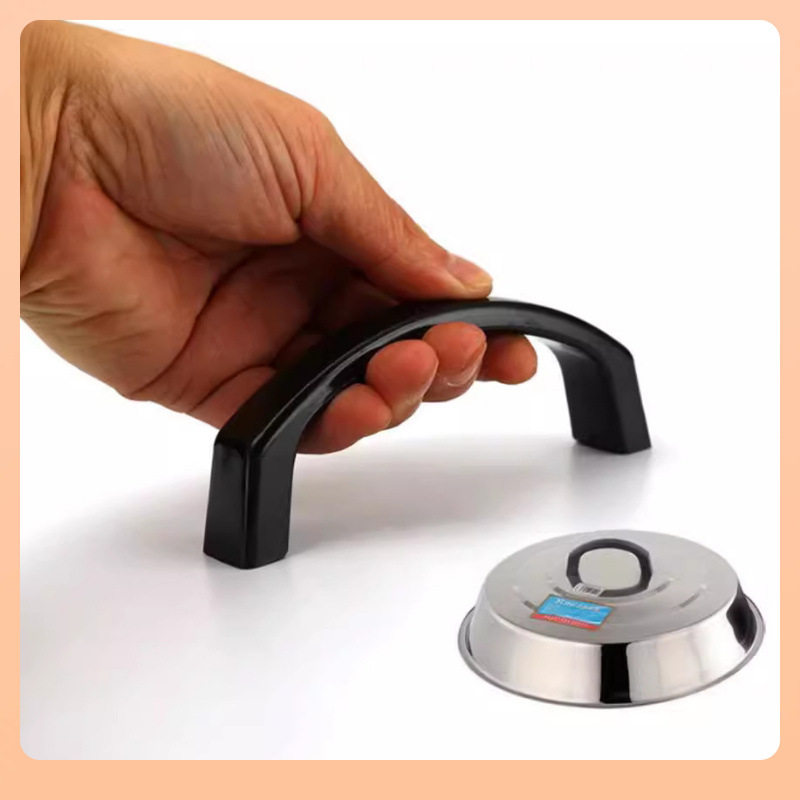✅ Double-Hole Bakelite Pot Lid Handle, Large Pot Lid Handle, Iron Pot Lid Handle, Pot Lid Cap Accessories, Lid Head, High Temperature Resistant