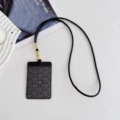 Dogtooth halter card holder - black