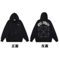 041 black of hooded sweatshirt