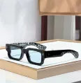 Sky blue black and white pattern frame