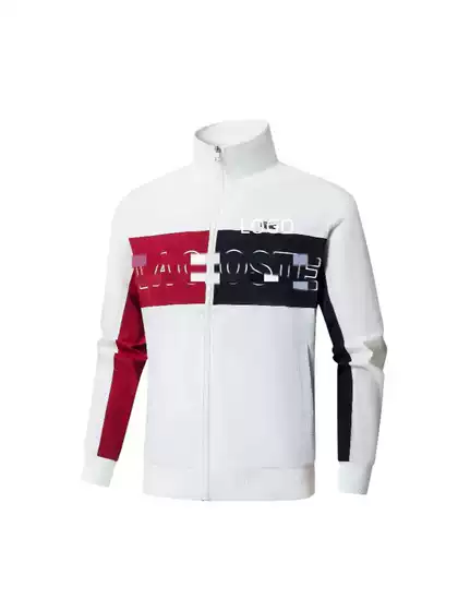 Cross-border foreign trade men's new ruffian handsome color matching cardigan jacket zipper long sleeve factory in stock Jacket