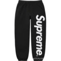 A309 big logo pants black