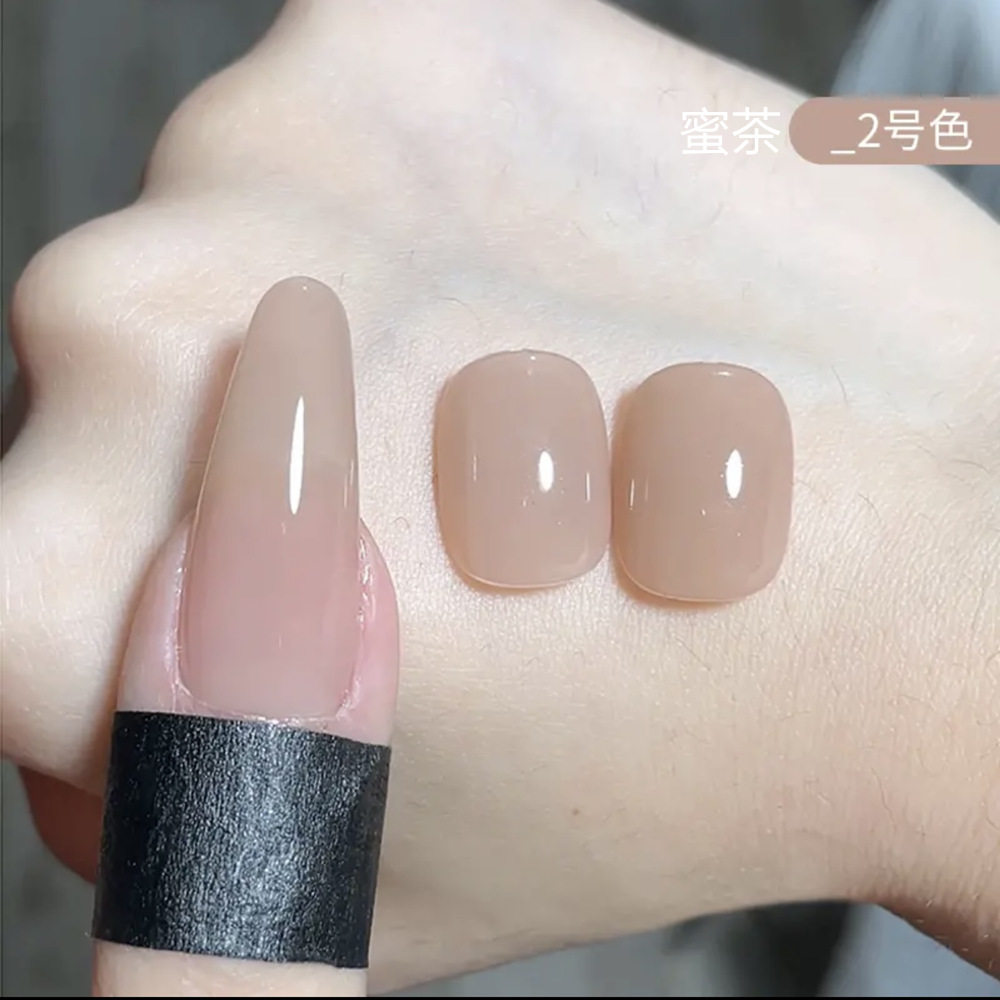 Nude color base ice nail polish gel milk coffee Xin beauty ice muscle nail polish gel popular show white nail art wear special