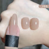 Nude color base ice nail polish gel milk coffee Xin beauty ice muscle nail polish gel popular show white nail art wear special