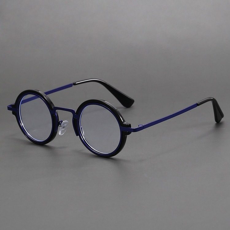 National Designer Series Ins Trendy Round Glasses Frame Small Frame Glasses Versatile Glasses for Men and Women Myopia Glasses