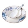 Hotel Tableware Set, Restaurant Chinese Hotel Bowls and Plates Three-Piece and Four-Piece Set, Factory Ceramic Bowls and Plates Five-Piece Set