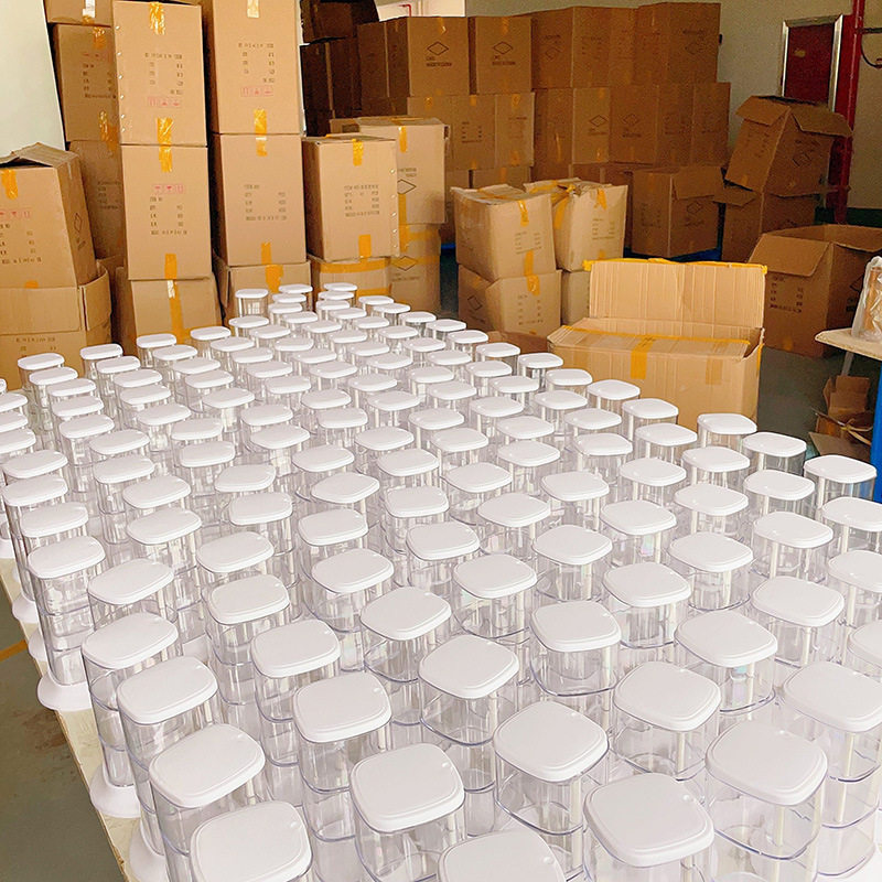 Cosmetic storage box wholesale rotating puff beauty makeup egg storage box desktop storage factory direct sale spot wholesale