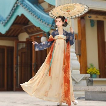 2025 Autumn New Women's Hanfu [Yunshang] Chest-Length Skirt Tang Dynasty Style One-Piece Embroidery Summer Restoration Model