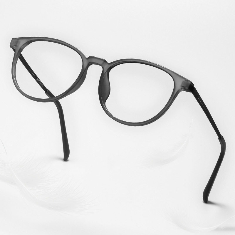 Danyang glasses 9836XP rubber titanium student glasses frame wholesale retro round frame glasses frame ultra light TR90 frame men