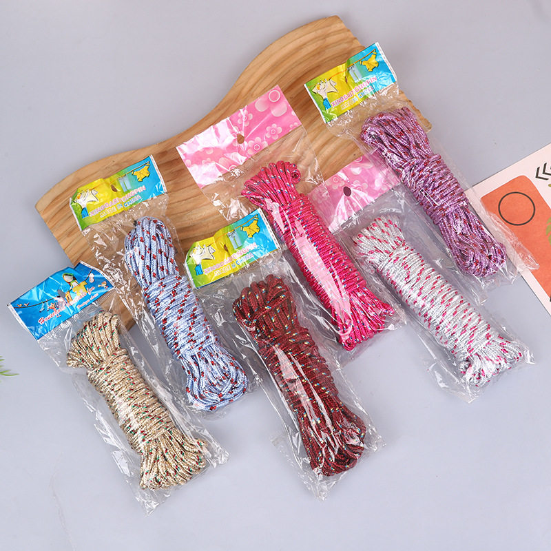 Individually Packaged Bold 10m Clothesline Nylon Non-Slip Windproof Clothesline Outdoor Clothes Drying Rope