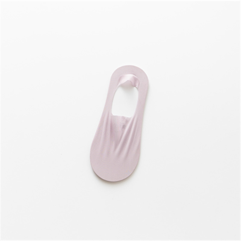 冰丝浅口船袜子女夏天 纯色棉底隐形薄款短袜 硅胶防滑不掉跟袜套