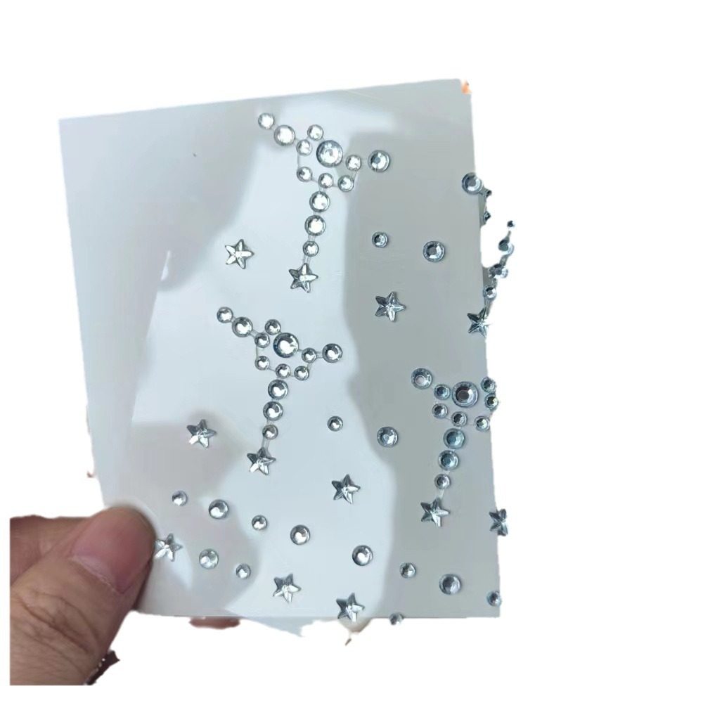 Makeup Sticker Face Accessories Face Stage Makeup Face Decoration Shiny Eye Pearl Makeup Rhinestone Nail Art Sticker